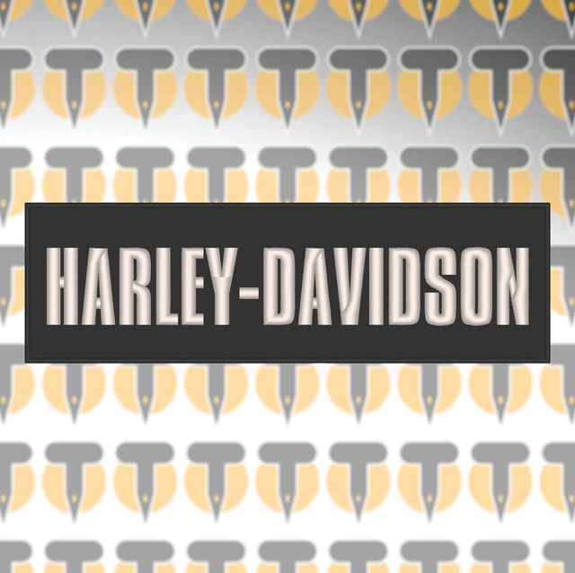 Maxi Patch Harley Davidson Rettangolare 