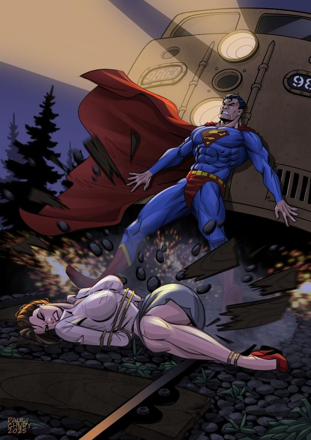 At the last second...