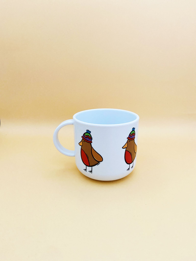 Red robin mini mug