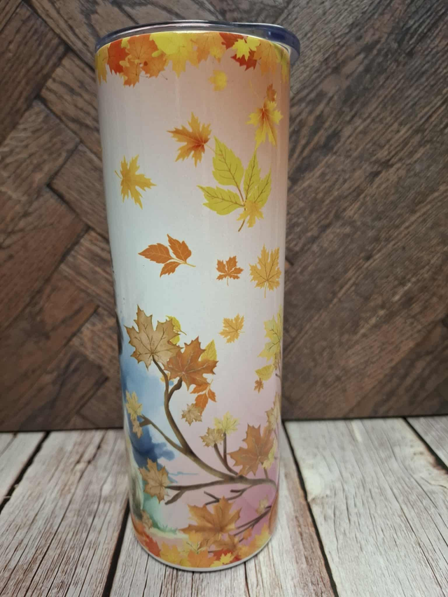 Gourde canette cairn terrier d automne