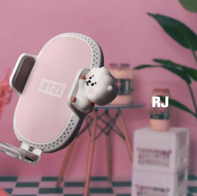 🚗 BT21 BABY - CHARGEUR VOITURE SANS FIL RAPIDE "AIR CLEAN" 💨