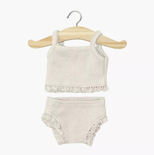 Ensemble dentelle lait - Minikane 