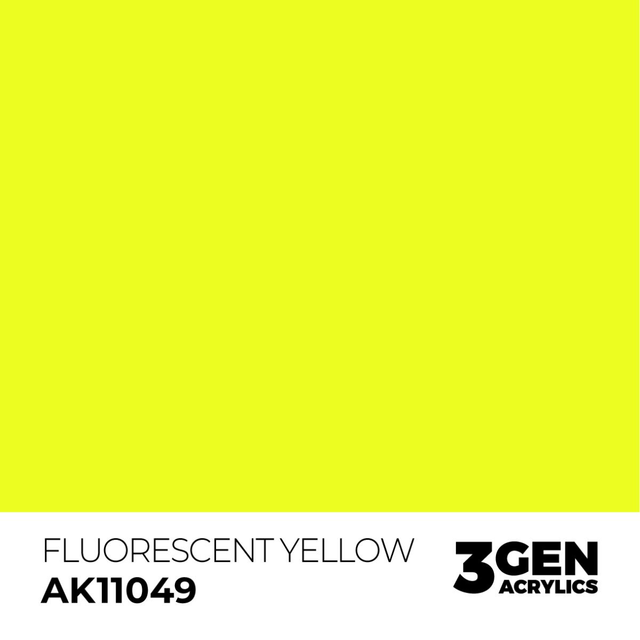 3rd Gen. Acrylics 49 Fluorescent Yellow