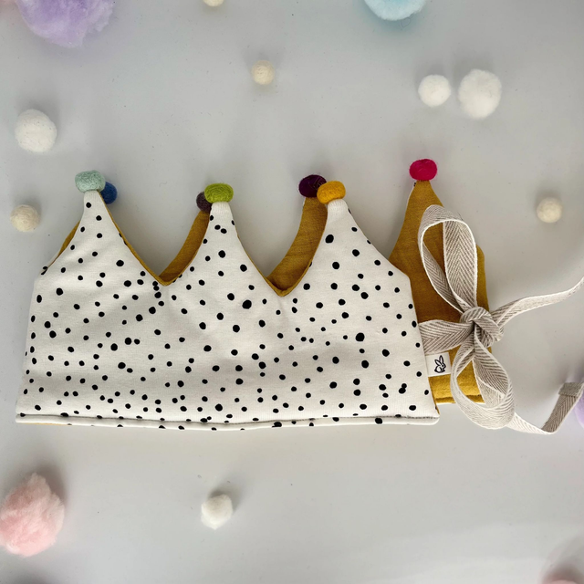 Stoffkrone | Geburtstagskrone | yepiamhandmade