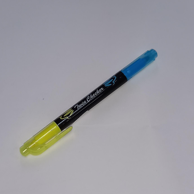 Pentel Twin Checker blau / gelb