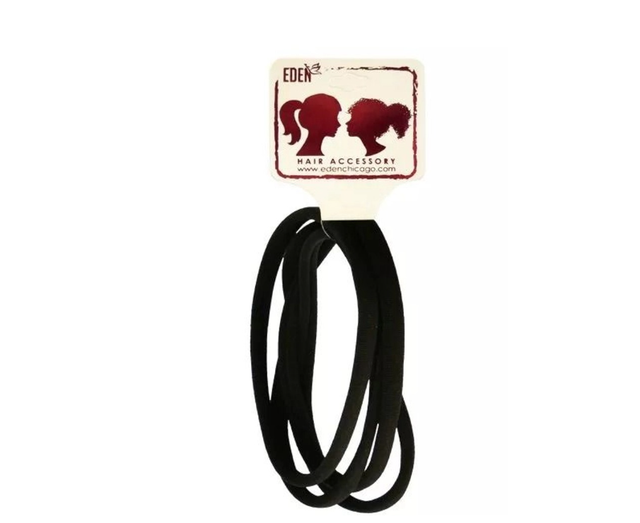 EDEN: NYLON PONYTAIL HOLDER 35CM - BLACK