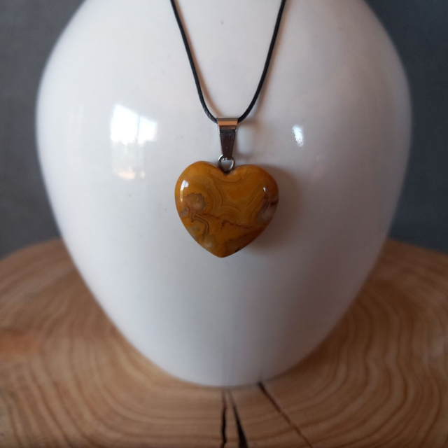Collier en Agate crazy lace