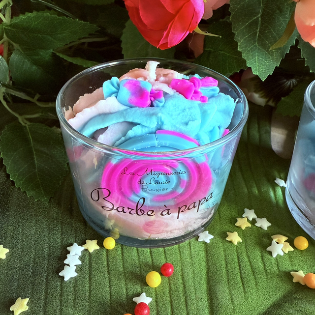 Bougie Barbe à papa