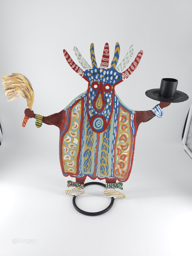 Bougeoir royal en métal GM