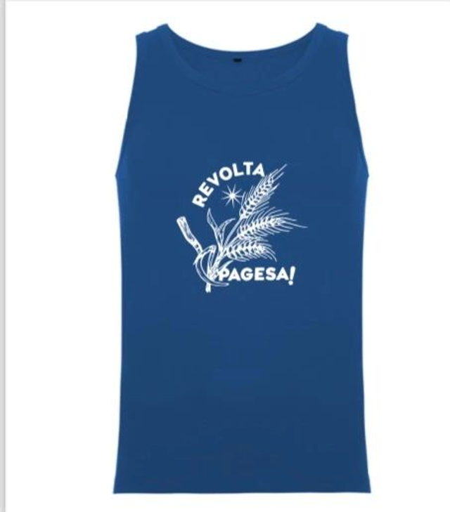 Samarreta Tirants Home Revolta Pagesa BLAVA