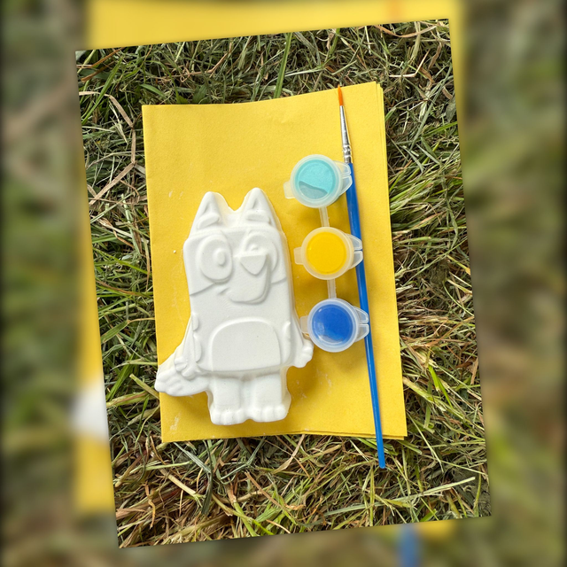 Bluey Theme - Party Bag Filler - Kids Activity - Painting kit - Birthday Activity 
