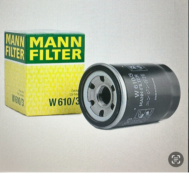 MANN-FILTER W 610/3 Filtro olio FIAT Panda II Hatchback (169) (Anno di produzione 09.2003 - ..., 54 - 100 CV, Benzina, Benzina/Gas naturale (GPL)