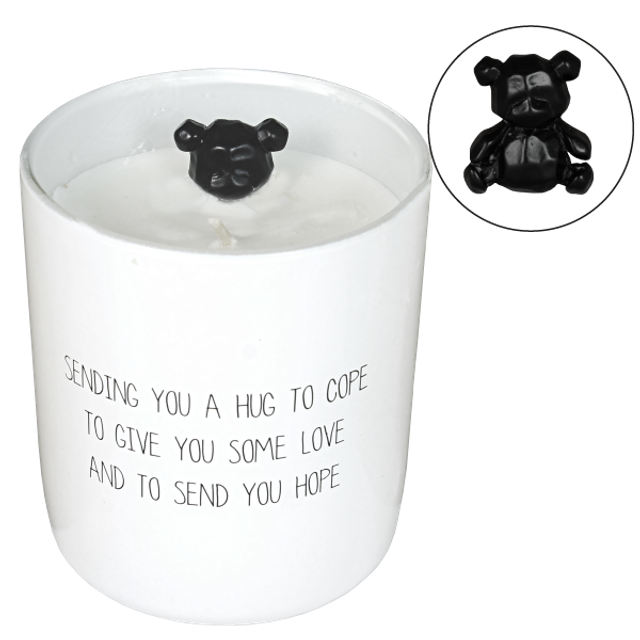 Geurkaars met verassing | Sending you a hug to cope