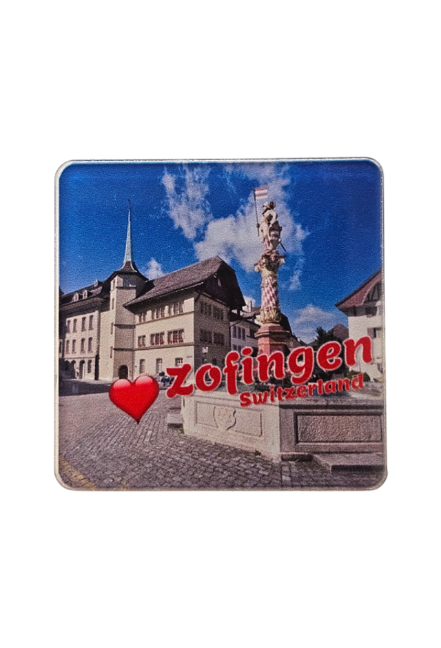 Magnet quadratisch Zofingen love