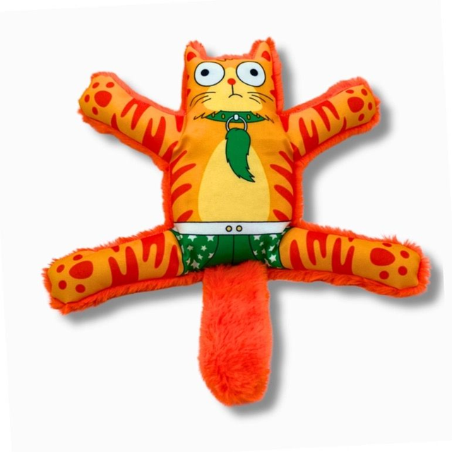 WufWuf - Catto Squeaky Plush Dog Toy