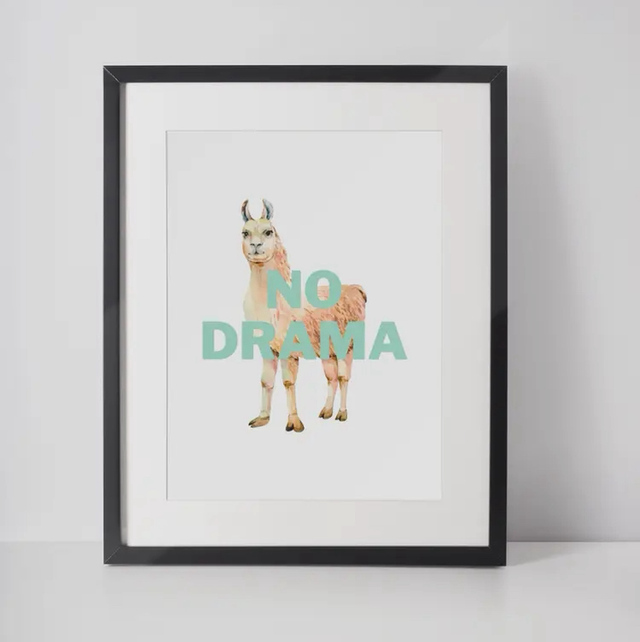 A5 Print No Drama Lama