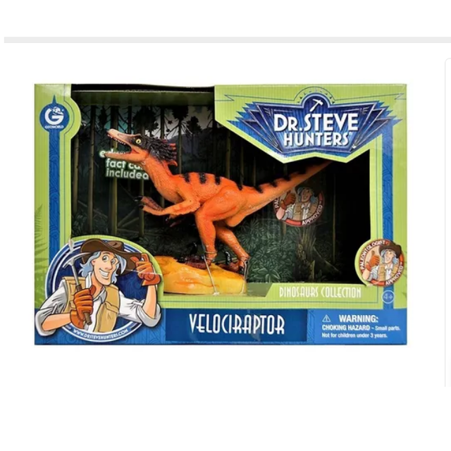 Dr. Steve Hunters Figura / Velociraptor