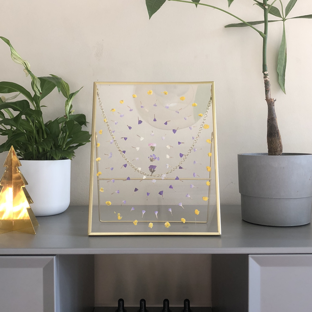 Mandala Floral M - Dorado