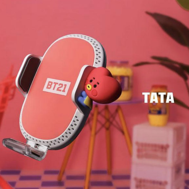 🚗 BT21 BABY - CHARGEUR VOITURE SANS FIL RAPIDE "AIR CLEAN" 💨