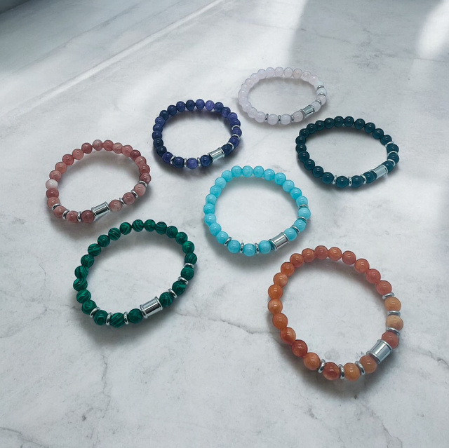 Bracelet pierre véritable 