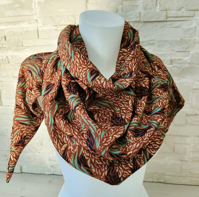 Chèche fluide et légère Choco 