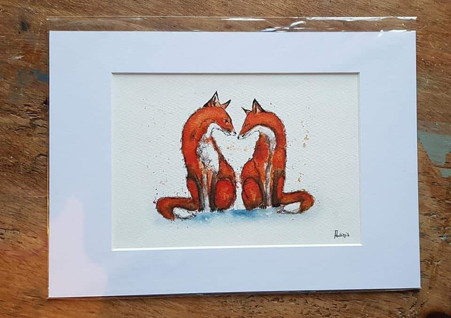 Fox Love Print   