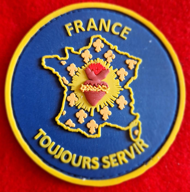Patch pvc France Toujours Servir
