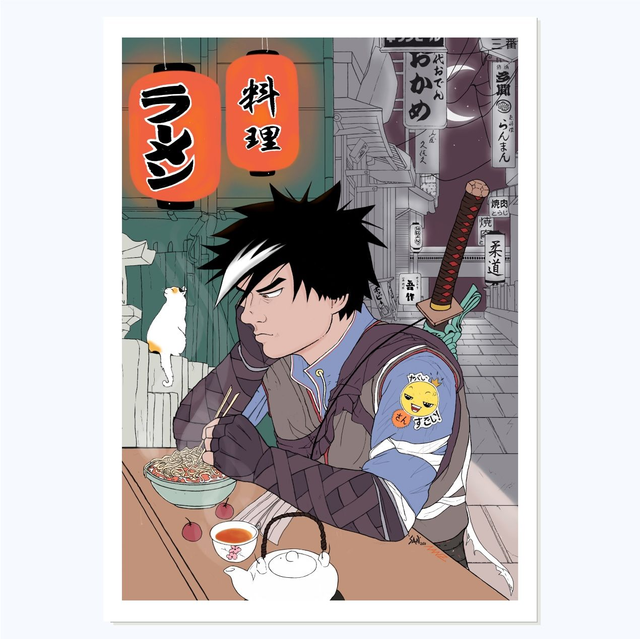 RAMEN SAN | Art Print