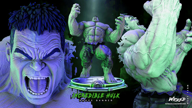 Statue HULK MCU série movie