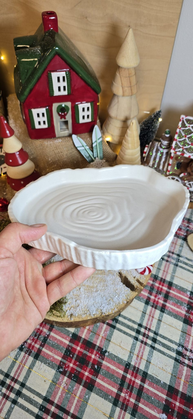 🪵 Assiette effet Bois