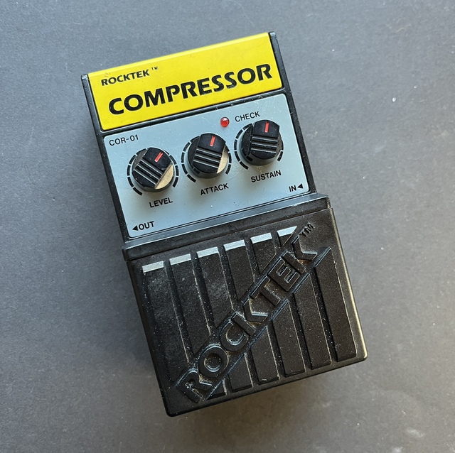 1980&#039;s RockTek Compressor COR-01 (YELLOW Edition) (Inspired by Boss CS-2) 