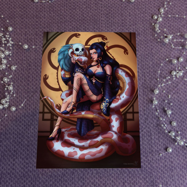 Print Boa Hancock (Postcard, A5, A4)