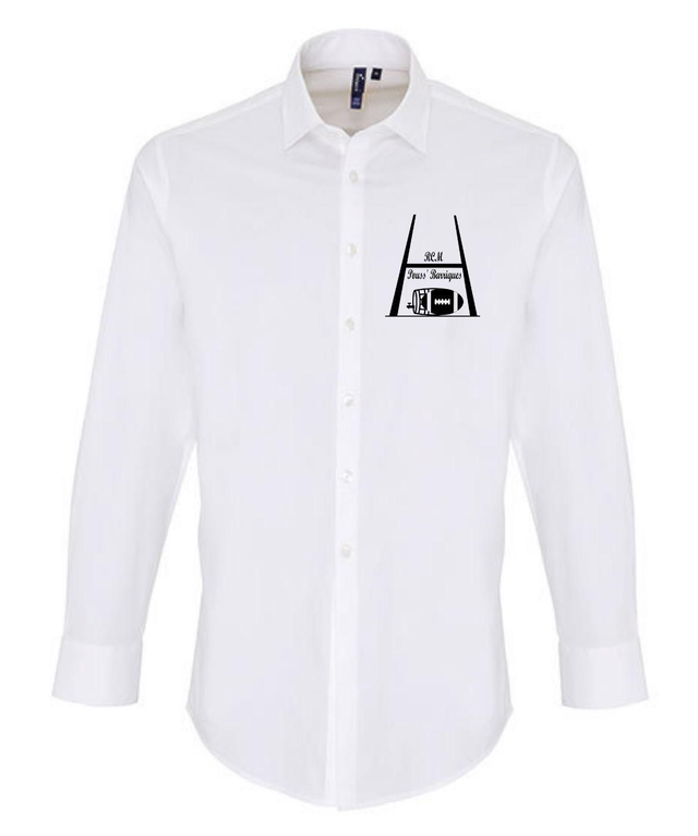 E01 - CHEMISE BLANCHE POUSS'BARRIQUES 