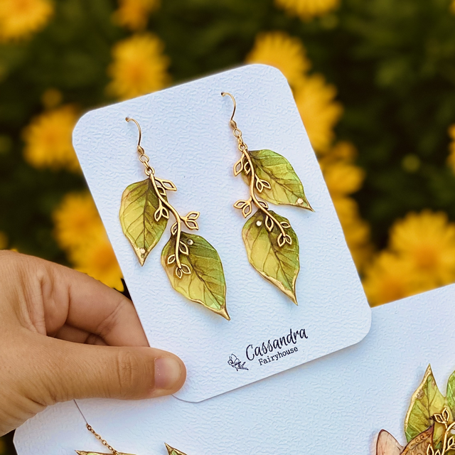 Reine de la forêt, boucle d’oreille 