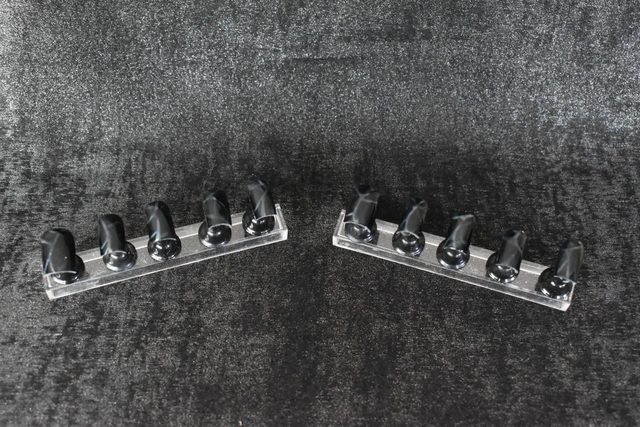 Kit press-on nails noir/ gris