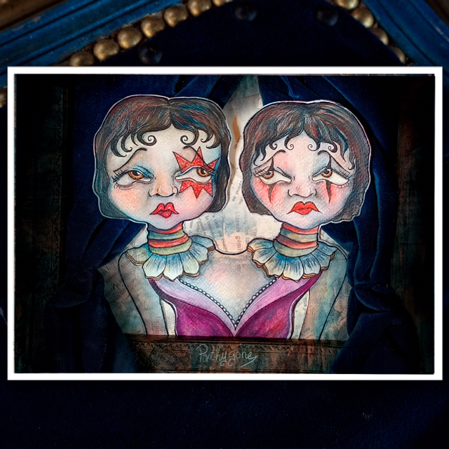 Le spectacle jumelé - Print/Carte