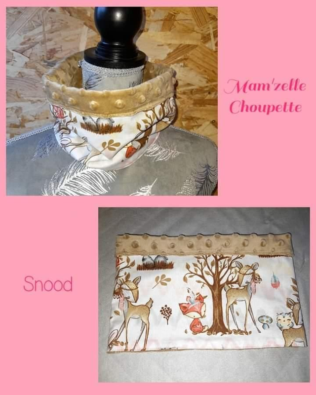 Snood animaux de la forêt 2-4 ans