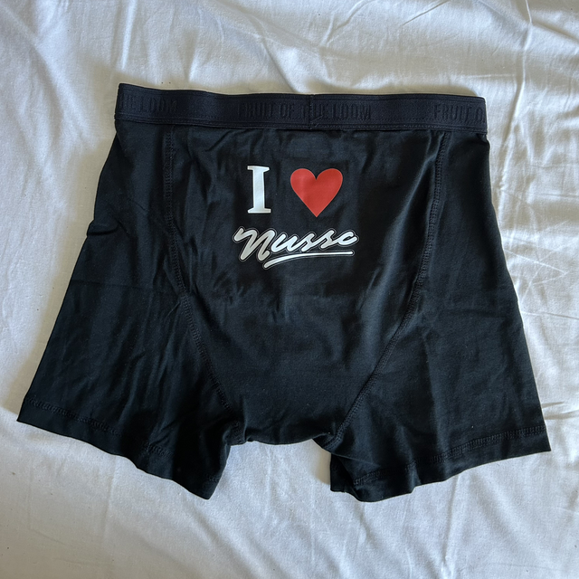 “I ❤️ nussc” boxers