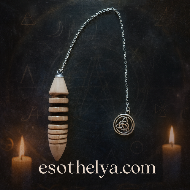 6.Pendule 37 en bois de cerisier