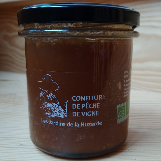 Confiture de pêche de vigne