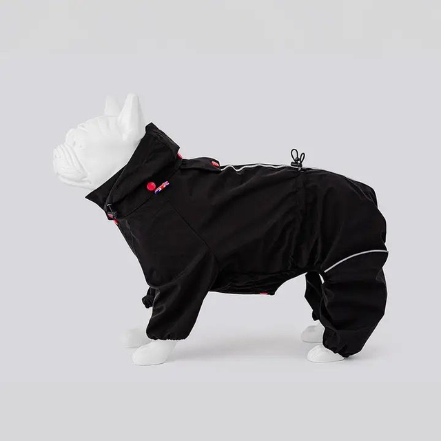 Hugo & Hudson Reflective Water-resistant Overall - Black