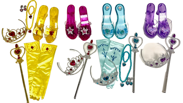 30-teiliges Prinzessinnen-Accessoires-Set