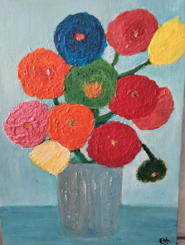 La tulipe et les renoncules 