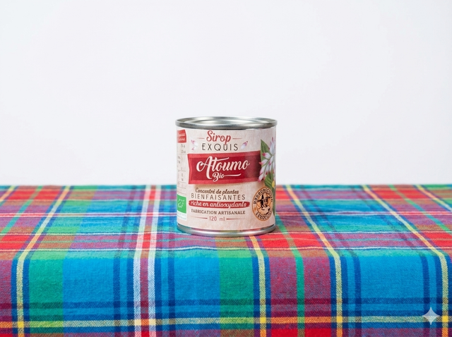 Sirop atoumo, herboristerie créole, 120 ml