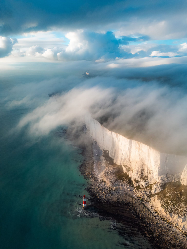 Beachy Head Lighthouse - Eastbourne | Prints &amp; Mounts | Aerial Photography
