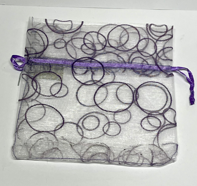 Purple Organza Bag 