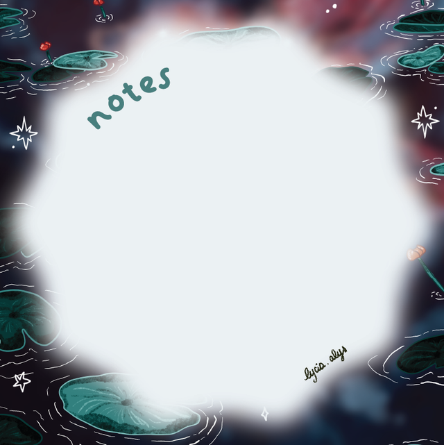 Memo pad - nénuphar