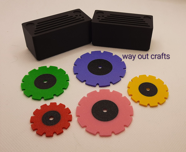 Set of 5 Yorkshire Button Templates with box