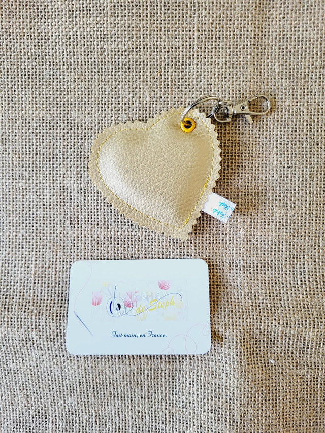 Porte-clé cœur 