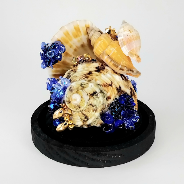 Sirènea Bleu nuit et Or clair